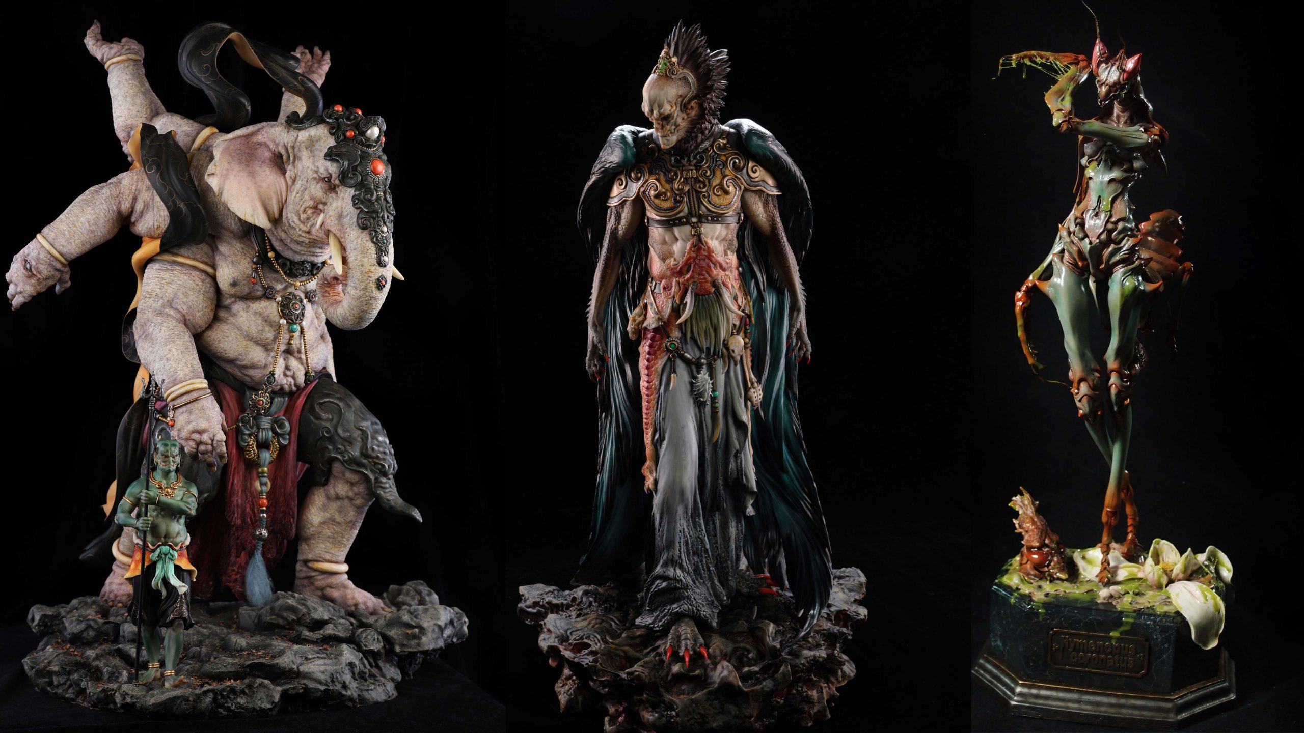 双頭のクリーチャー デザインフィギュア スカルプターズ・データベース】古典をベースに奇怪な魔獣を創り出す