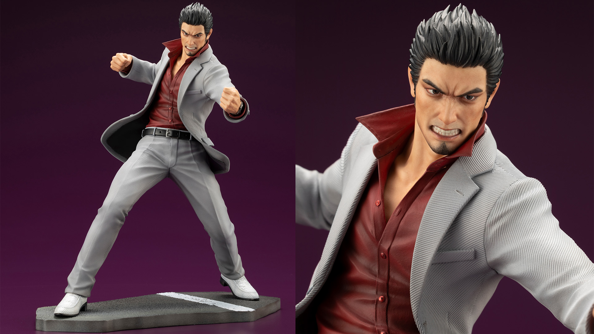 龍が如く フィギュア 2体セット 龍が如く』“堂島の龍”桐生一馬がスタチューフィギュア化。象徴的な